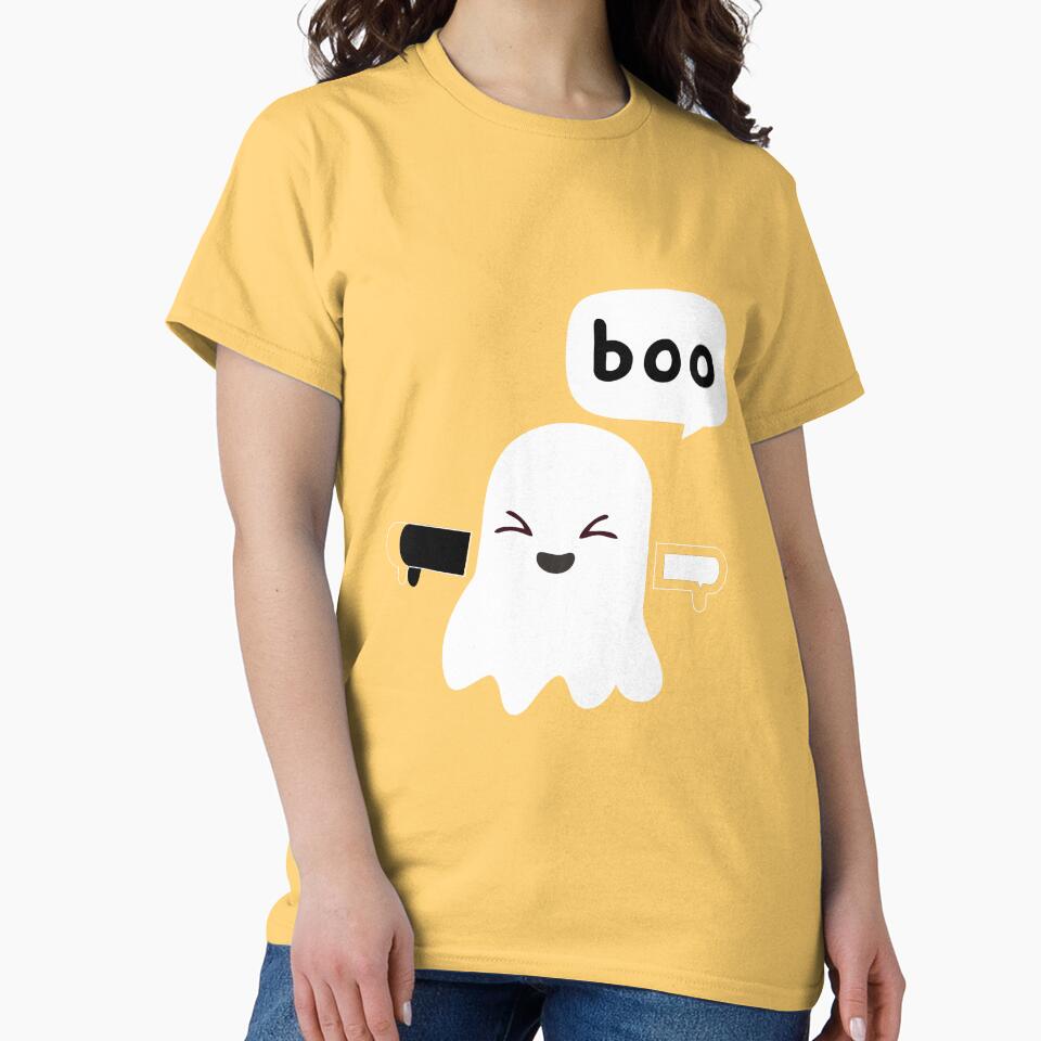 Grumpy Ghost of Disapproval – Funny Sassy Halloween Ghost by designer14years