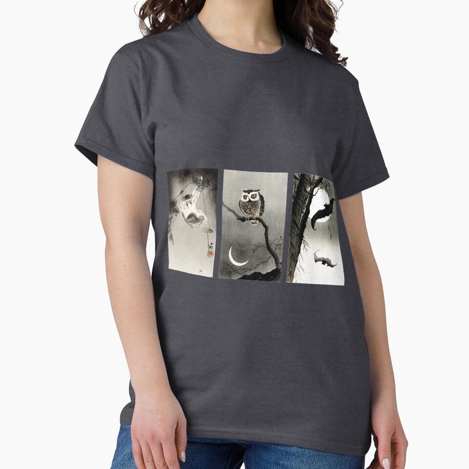 Nighttime animals  by Ohara Koson by theartsycamper