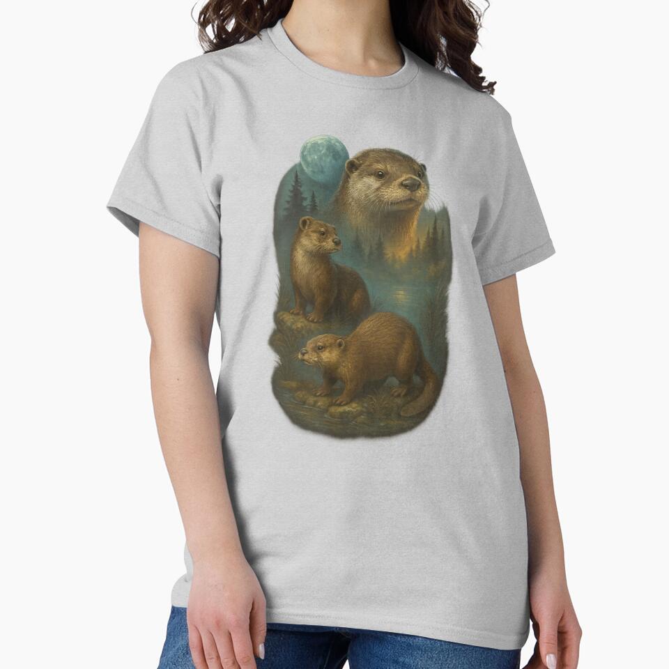 Otter Vintage Northern Wilderness by Sturdust