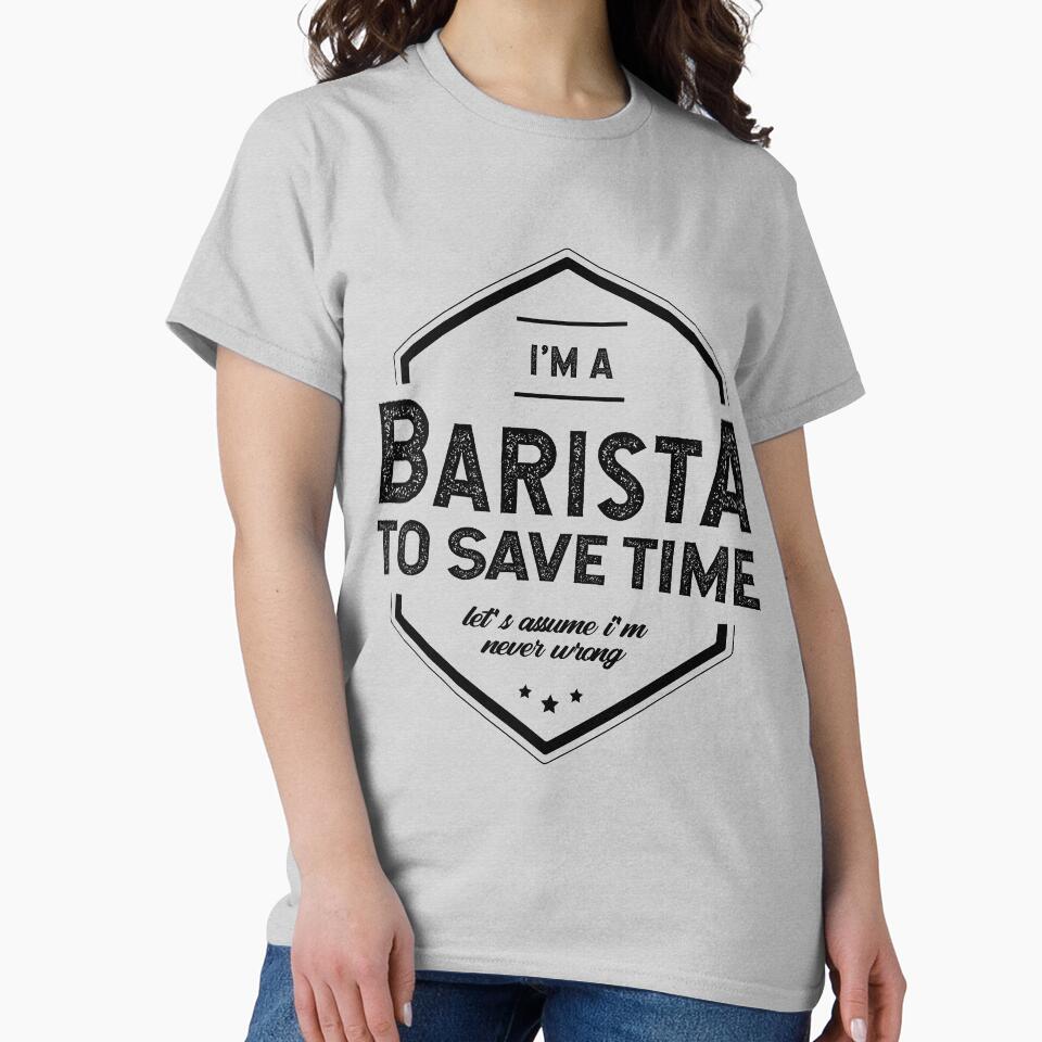 I am Barista - Barista Job Gift Funny by DiogoCalheiros