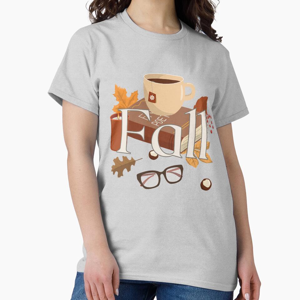 Cozy Fall Vibes – Autumn And Book Design by Toph & Mea Shop