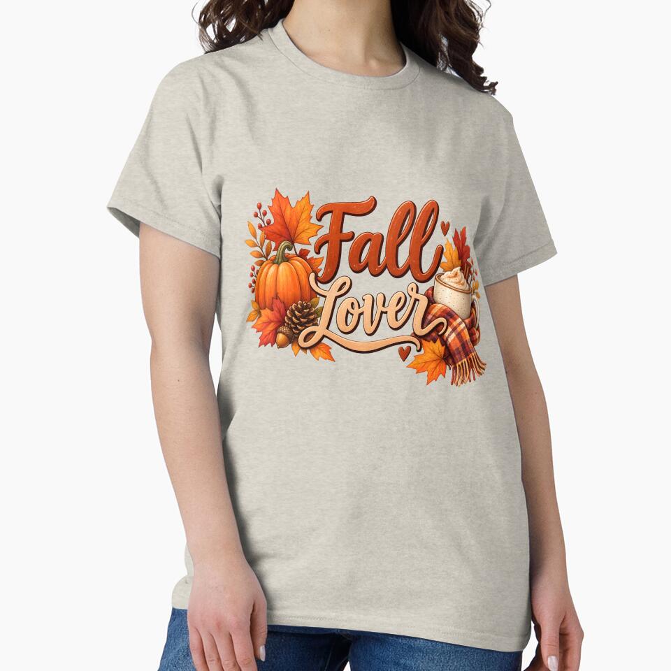 Fall Lover – Cozy Pumpkin Spice Autumn Design by blankTeeShirt