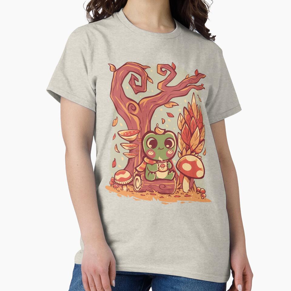Cozy Autumn Days Frog by TechraNova