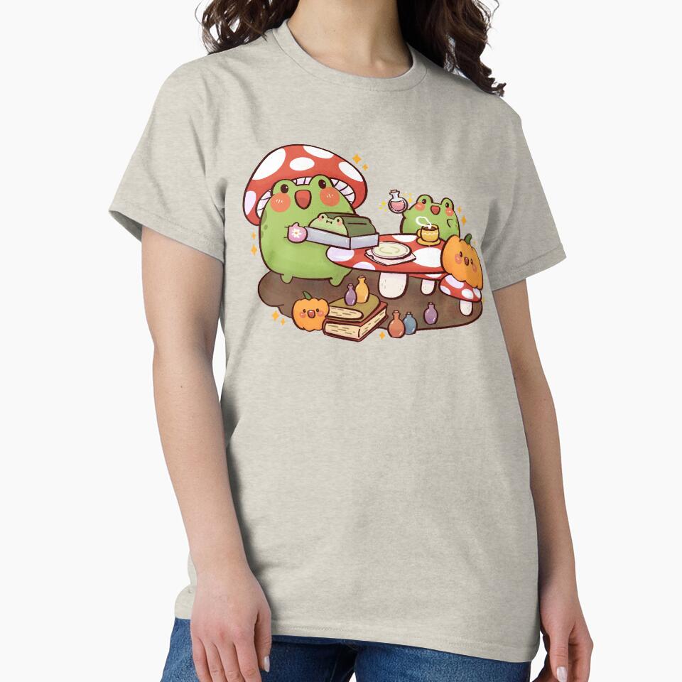 Mushroom Hat Frog by NasDoodleArt