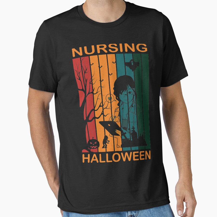 Nursing Halloween t-shirt design by Designer-Squad