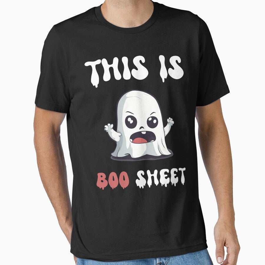 This Is Boo Sheet Halloween Ghost by Quirky Shirts