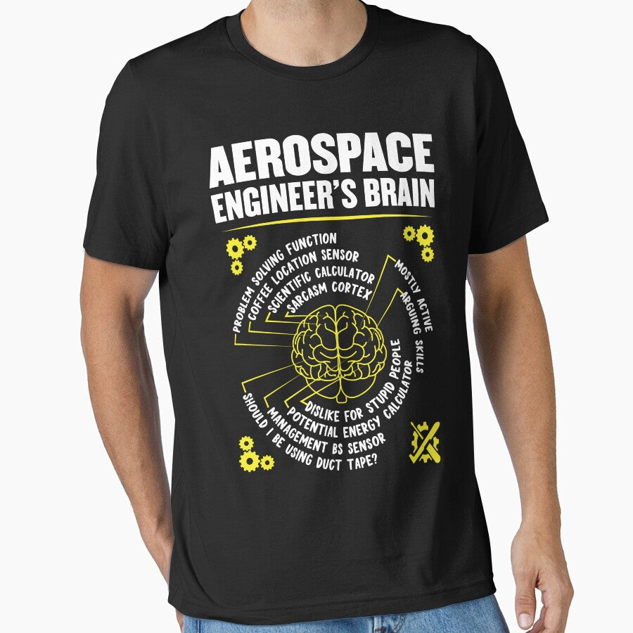Aerospace Engineer Brain: Funny Aerospace Engineering Gift by Adexyl