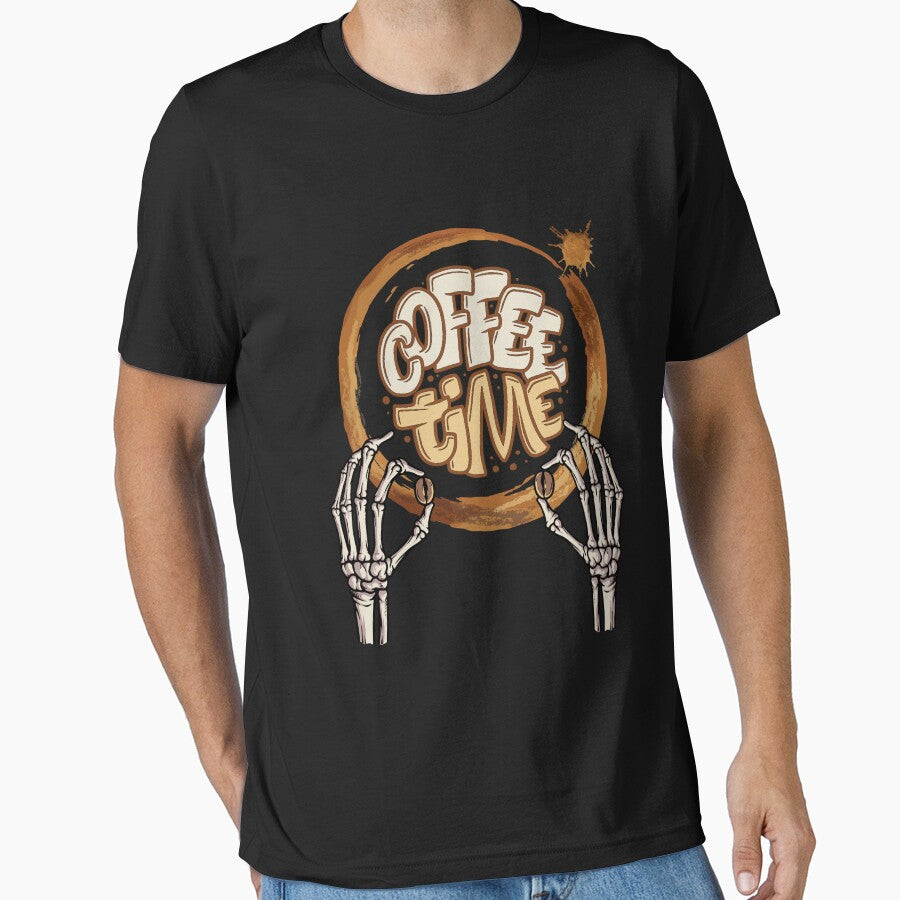 Coffee Time Skeleton by RockBeeDesigns