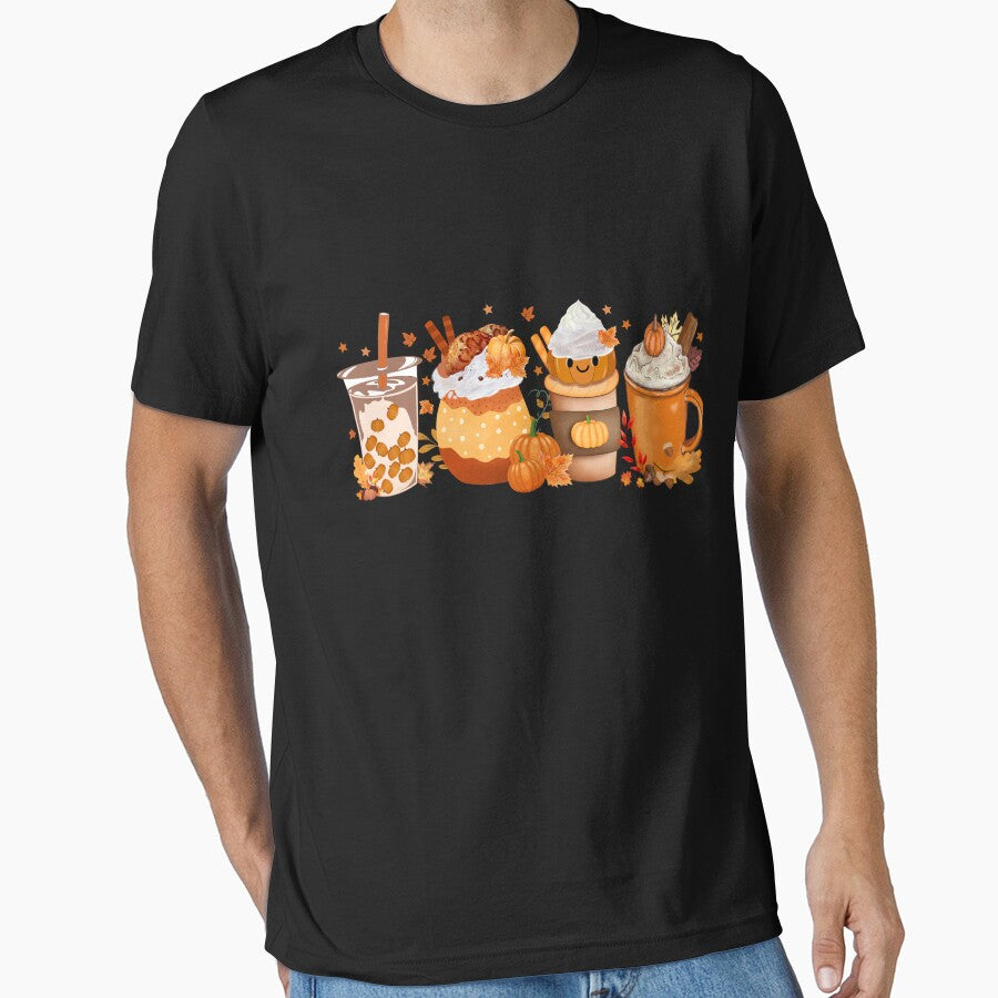 Pumpkin Spice Coffee Latte Fall Autumn Season Hello Fall by AkilaShop