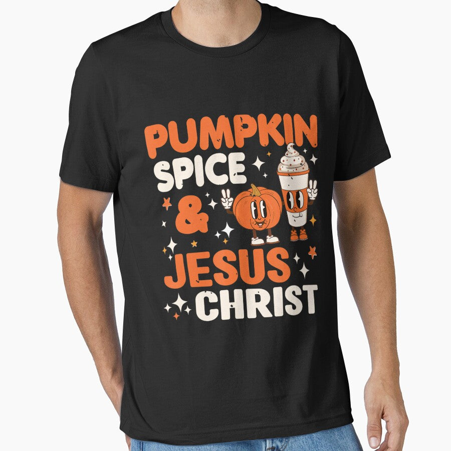 Jesus Classic Spice Retro Pumpkin Vintage Christmas Christ Funny and by JamieFmorriSS