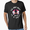 I'll Just Wait Until It’s Quiet, Teacher Life Item, Funny Halloween Teacher Gift, Back To School, Skeleton Teacher Apparel Classic T-Shirt by Mixture-DESIGN