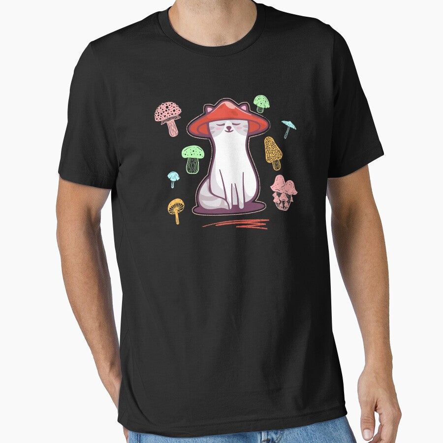 Cat Mushroom Lover Fungi Kitten Fungus Foraging Mycology Mycologist by shoptshirtswag