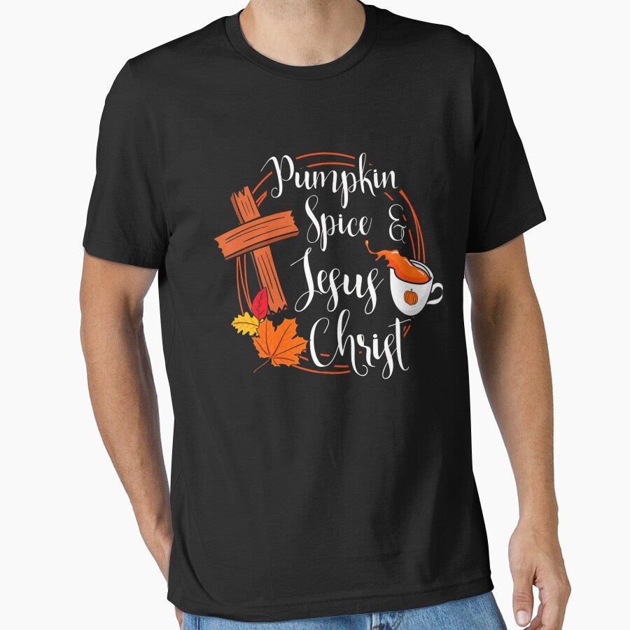 Christmas Funny Retro Pumpkin Jesus and Spice Classic Vintage Christ by JamieFmorriSS