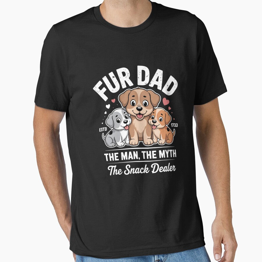 Fur Dad The Man The Myth The Snack Dealer Dog Fathers Day 1 by lilLilaBatArt