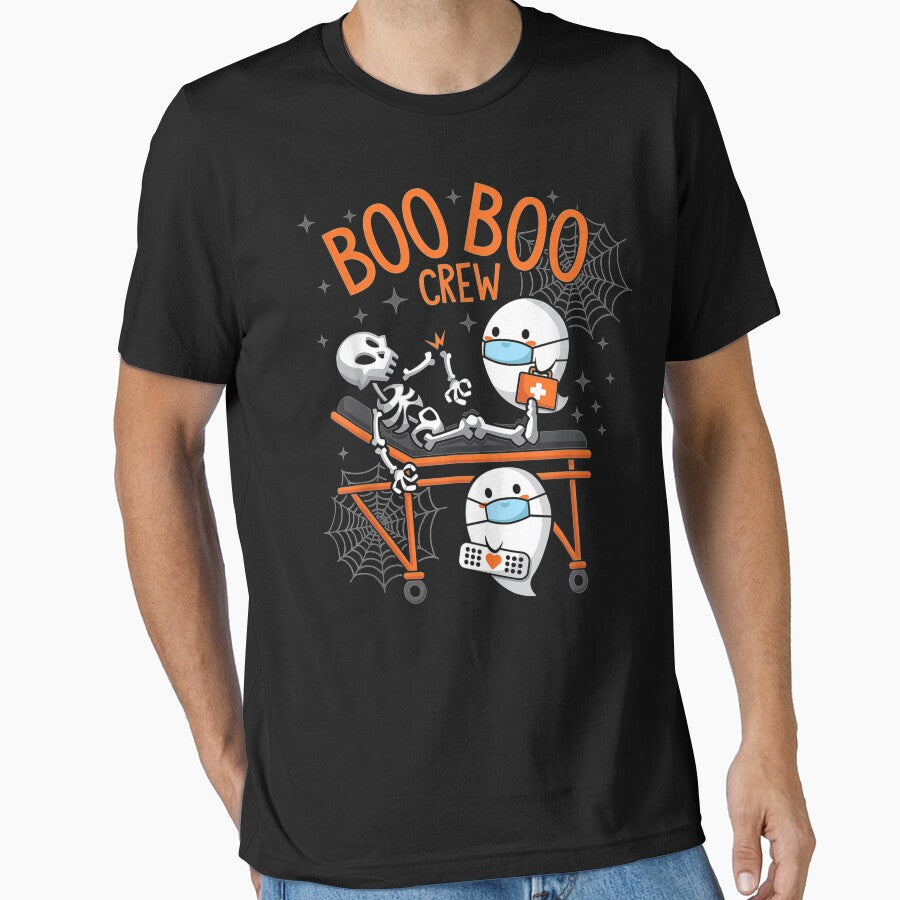 Boo Boo Crew Ghost Doctor Paramedic Emt Nurse Halloween by MartinStudio