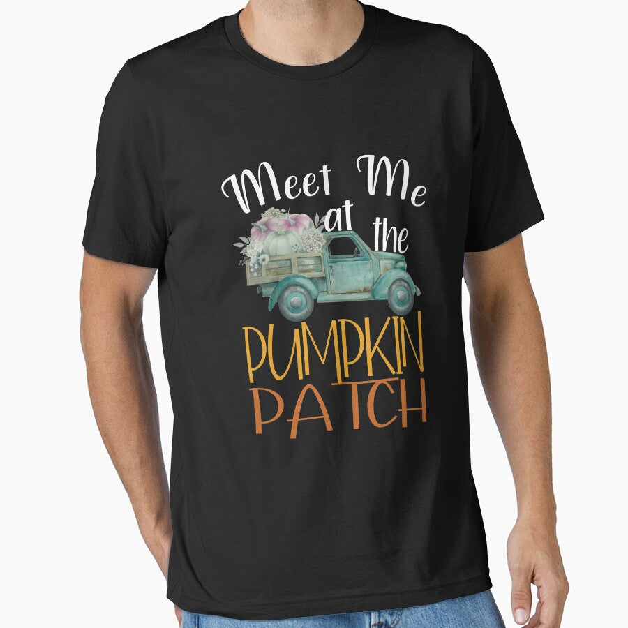 Meet Me At The Pumpkin Patch Funny Autumn Lover by SharpThreadZ