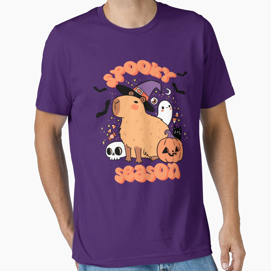 Capybara Halloween spooky season by Yarafantasyart