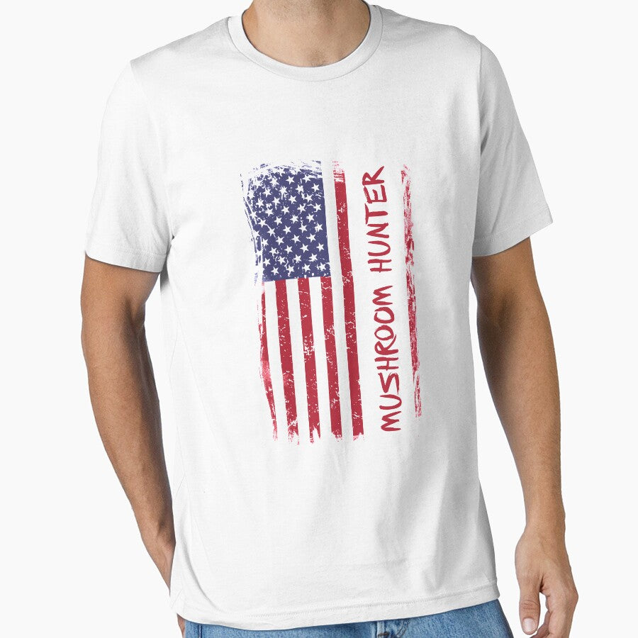 American Mushroom Hunter USA Flag by hadicazvysavaca