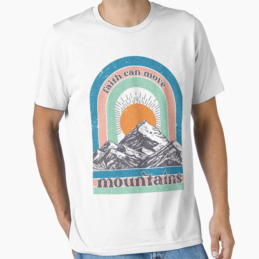 Mountains Retro Sublimation T-Shirt by StyleShirt007
