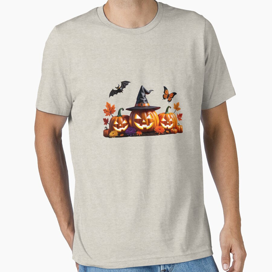 Happy Halloween Jack-O’-Lantern Shirt | Cute Pumpkin Fall T-Shirt by arceeddesign