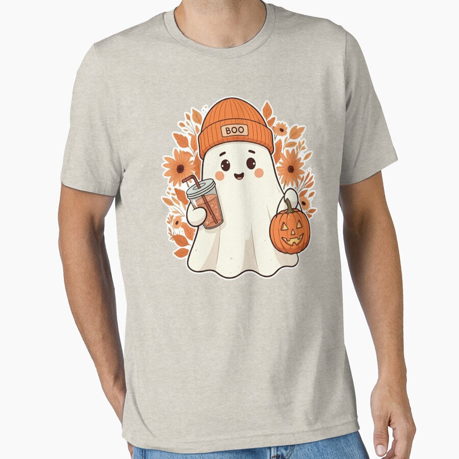 Ghost Drink Coffee - Halloween Ghost - Cute Ghost - Spooky Season by raedattia