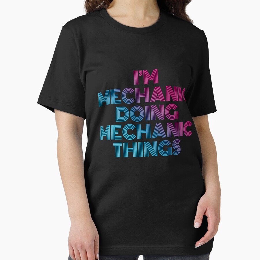 I'm Mechanic Doing Mechanic Things Retro Neon by SVPOD