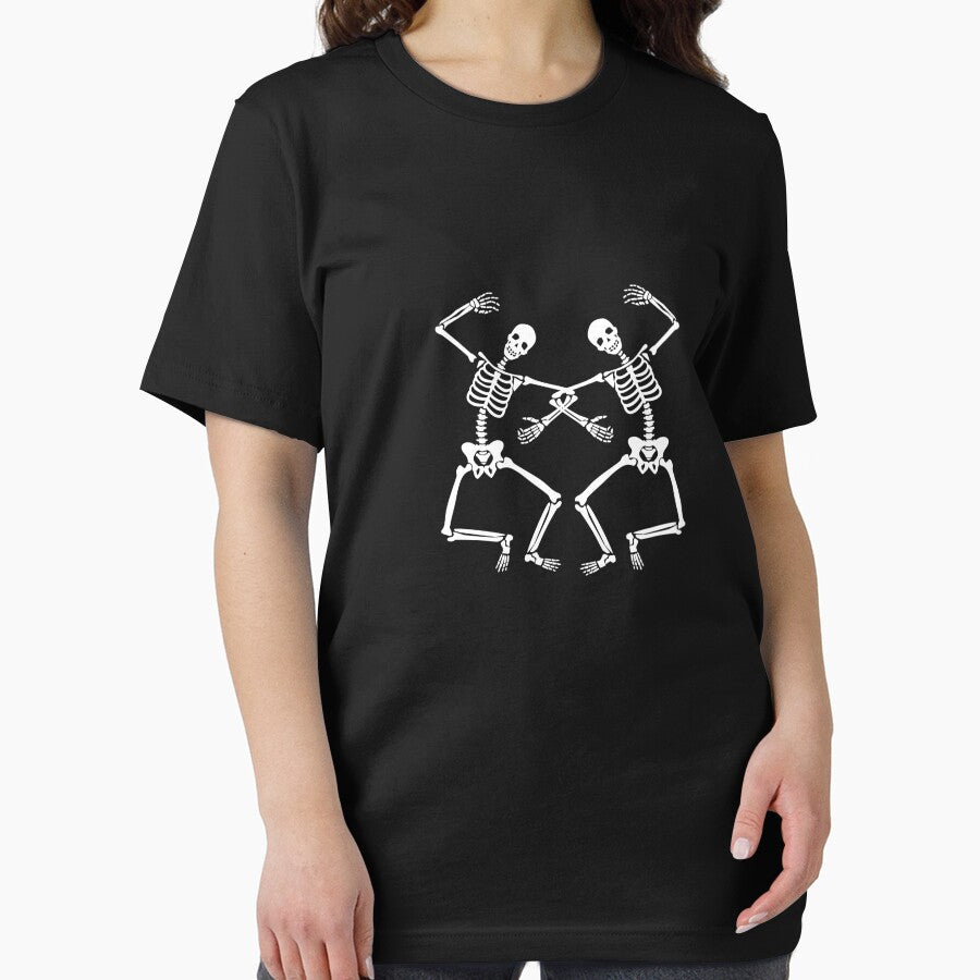 Squaredancing Skeletons Halloween Country Dancing Skeleton Gear by DynamicDesign