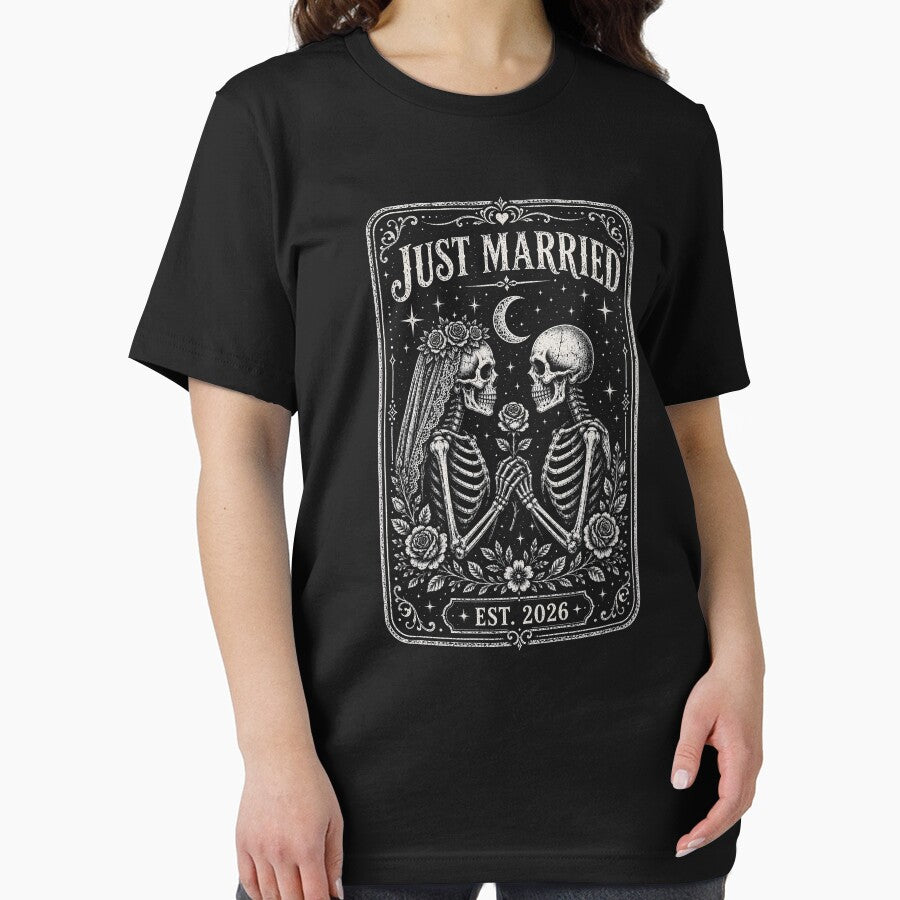 Skeleton Couple Bride and Groom Wedding by will freed18