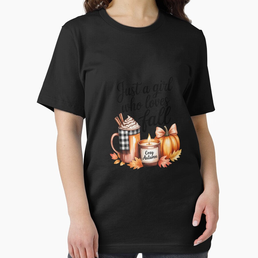 Just A Girl Who Loves Fall Pumpkin Cozy Autumn by ToggleBet