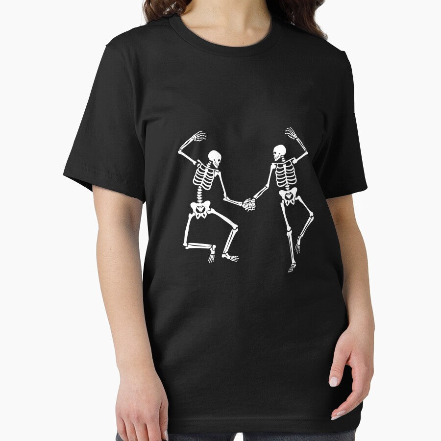 Dancing Skeletons In Love Halloween Couple Dancing Skeleton Gear by DynamicDesign