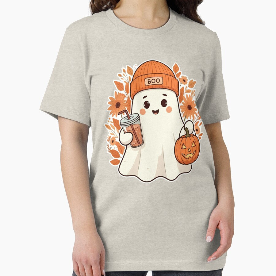 Ghost Drink Coffee - Halloween Ghost - Cute Ghost - Spooky Season by raedattia