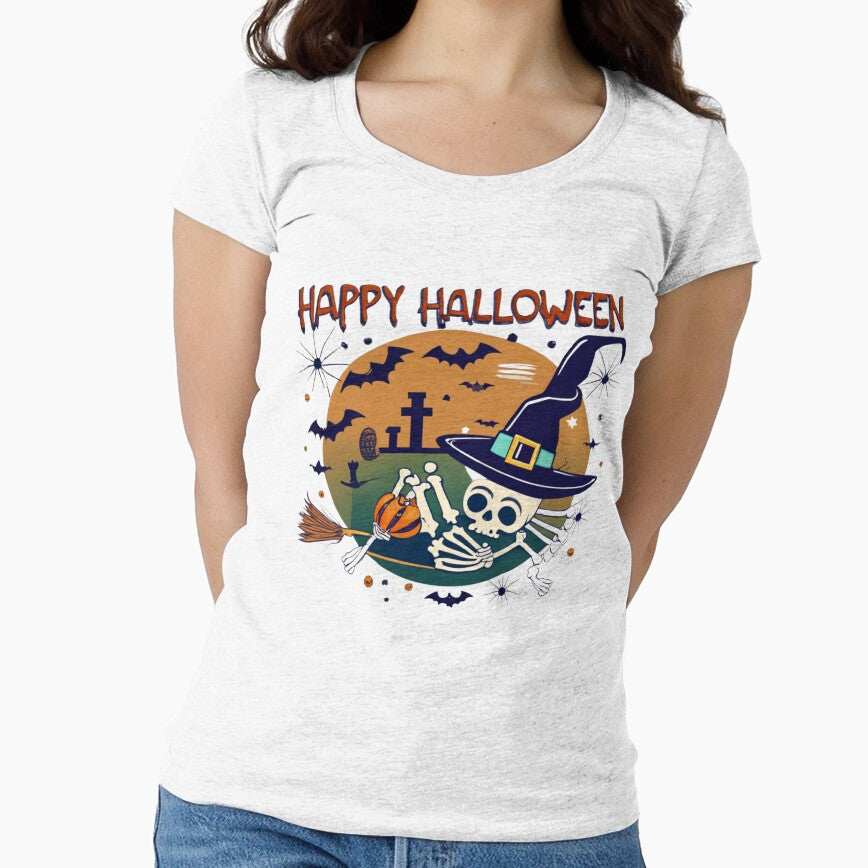 Cute Funny Spooky Halloween Skeleton by MorielleKC