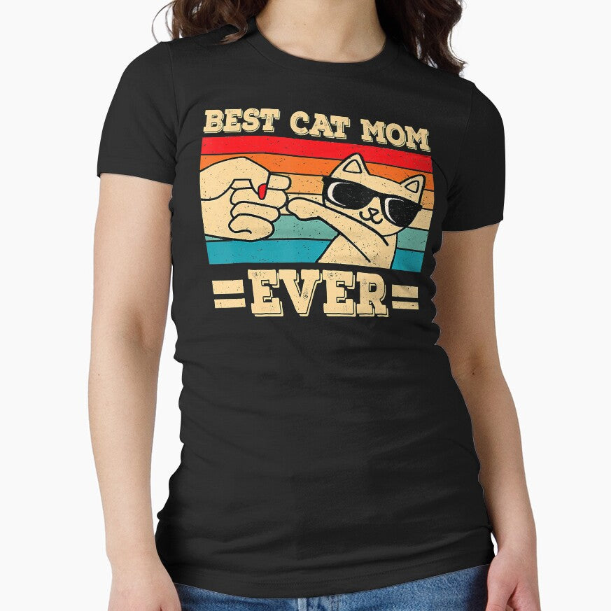 Best Cat Mom Ever Cat Mom Mother's Day 2022 Vintage by SethFrancis37