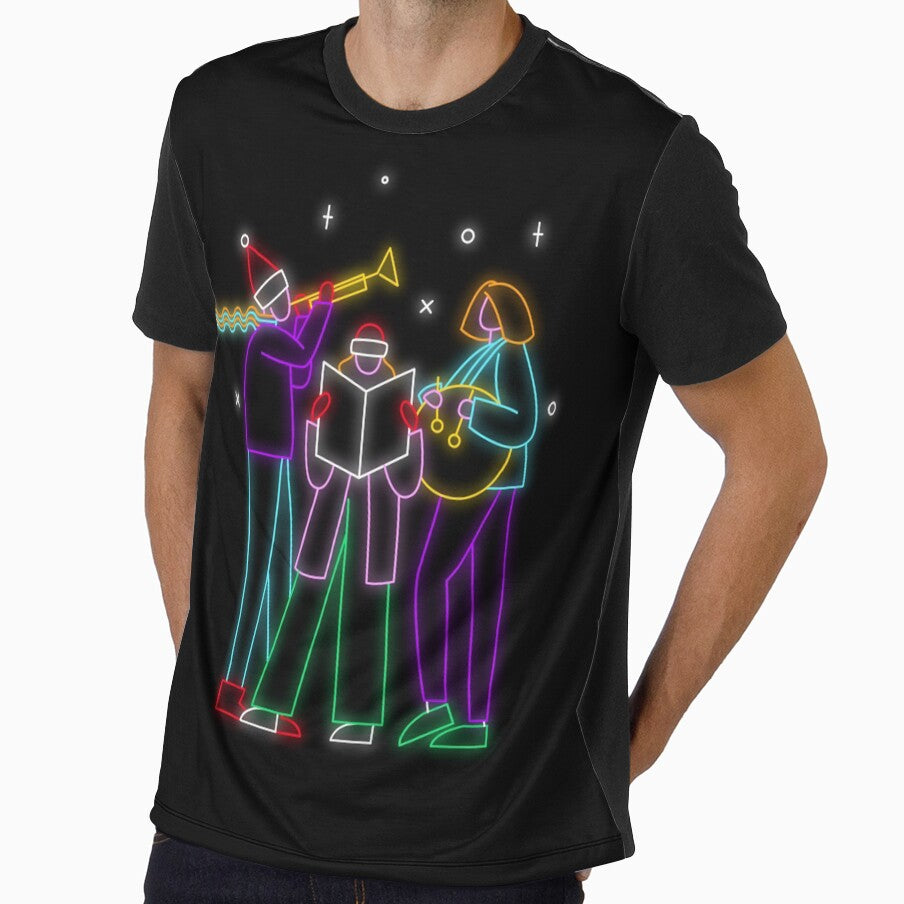 Hight quality Neon design for friends or gift for friends that love music by Wallggo