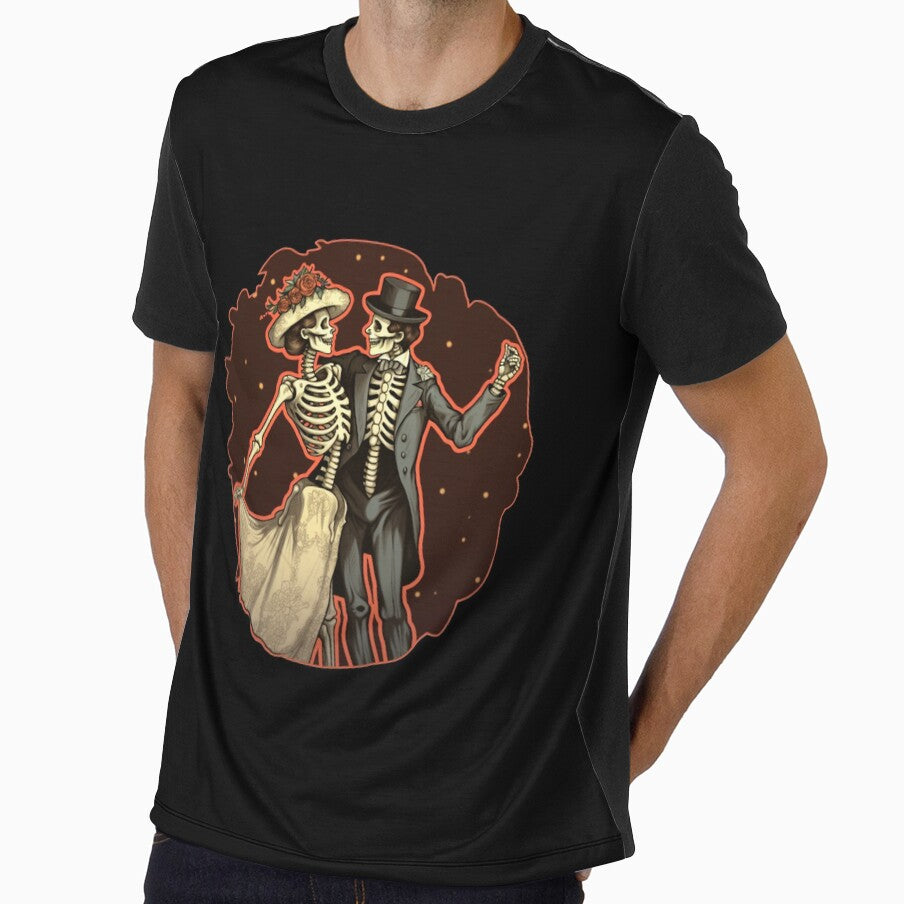Skeleton Couple Dancing Sticker by Vainura