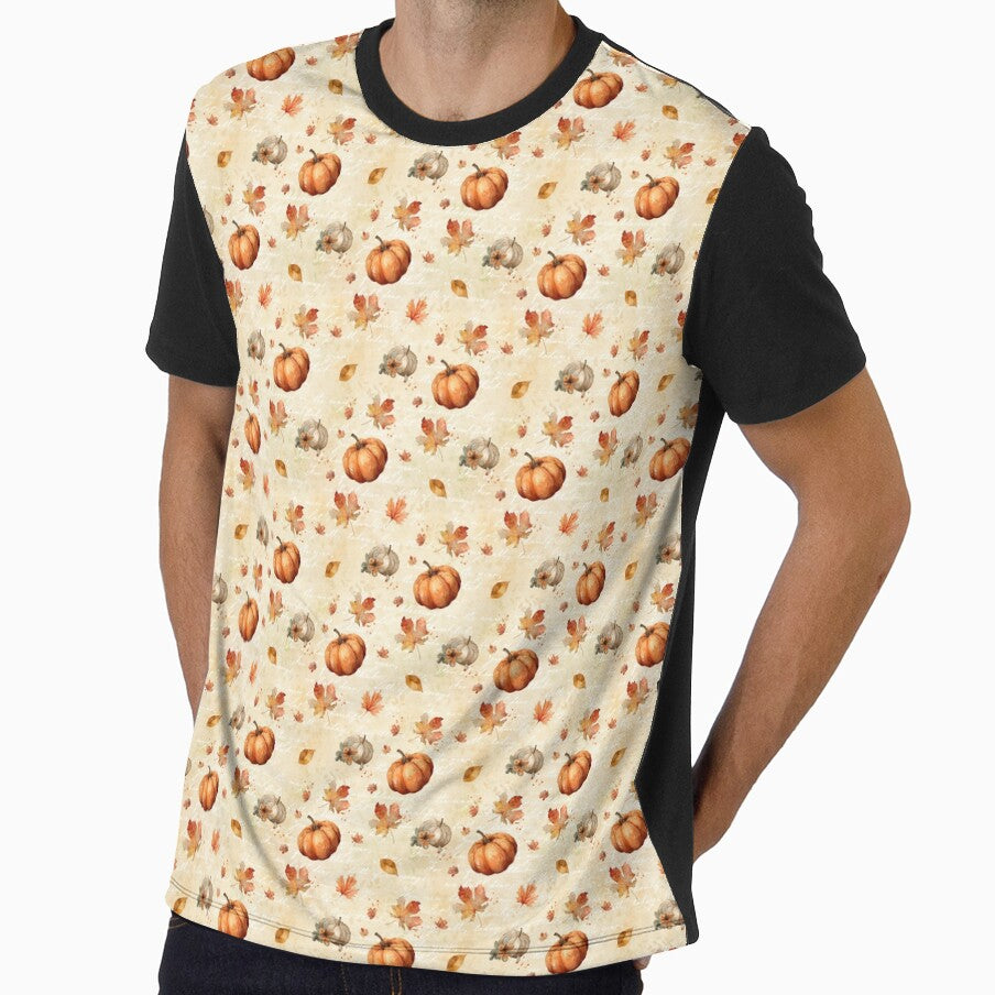 Fall Pumpkins and Leaves by LouieVanille
