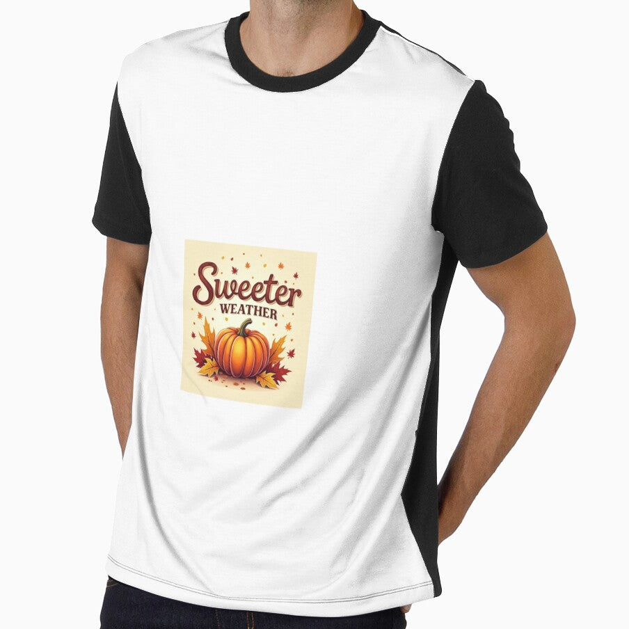 Cozy Autumn "Sweater Weather" Fall T-Shirt by Srahul