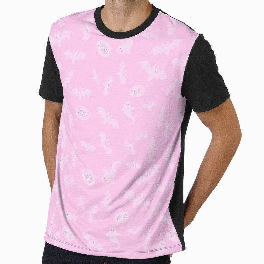 Bats & Ghosts - Pink by thefinishedswan