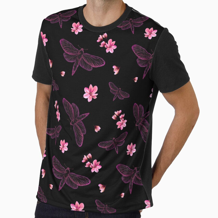 Pink moth magnolia by BlueMothShop
