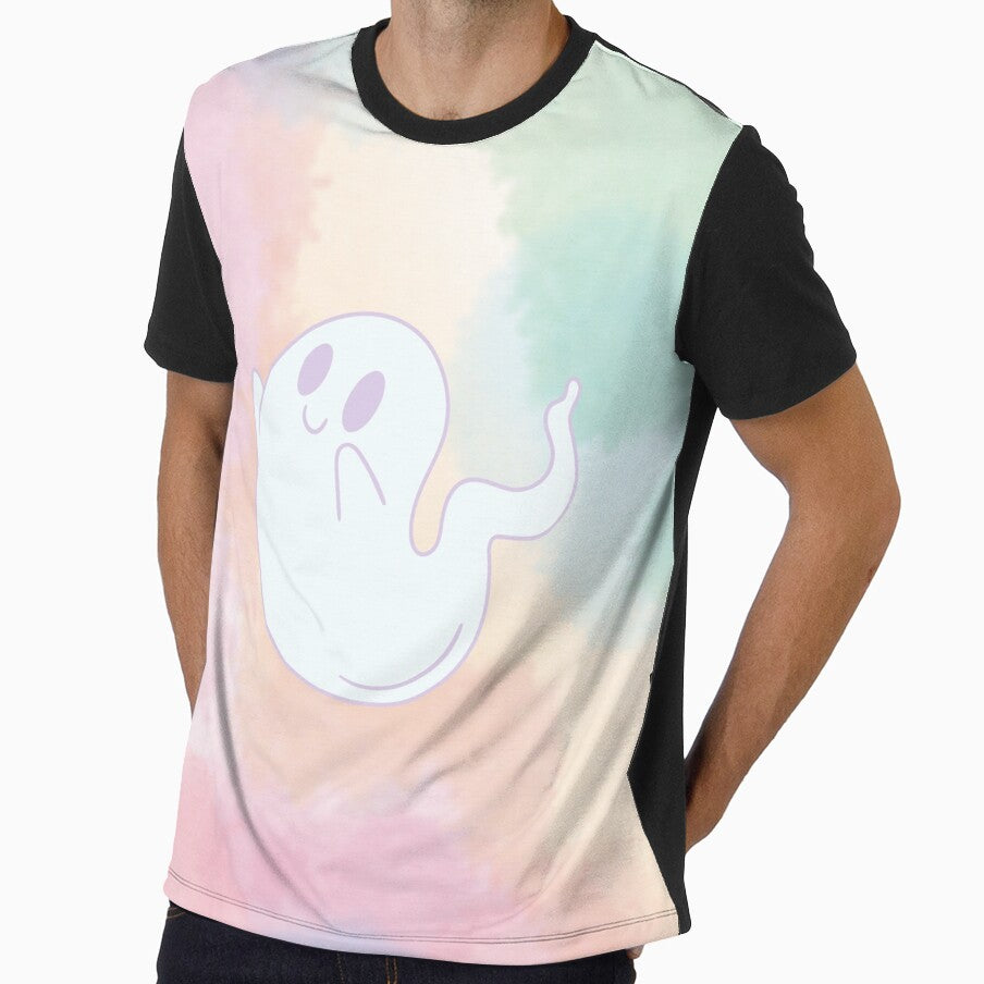 Cute Pastel Halloween Ghost Spooky Pink by Caylen03