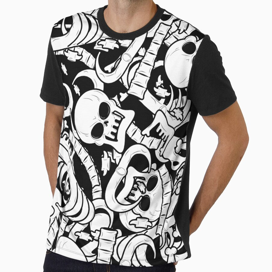 Skeleton pattern - funny Halloween by Hoetoons