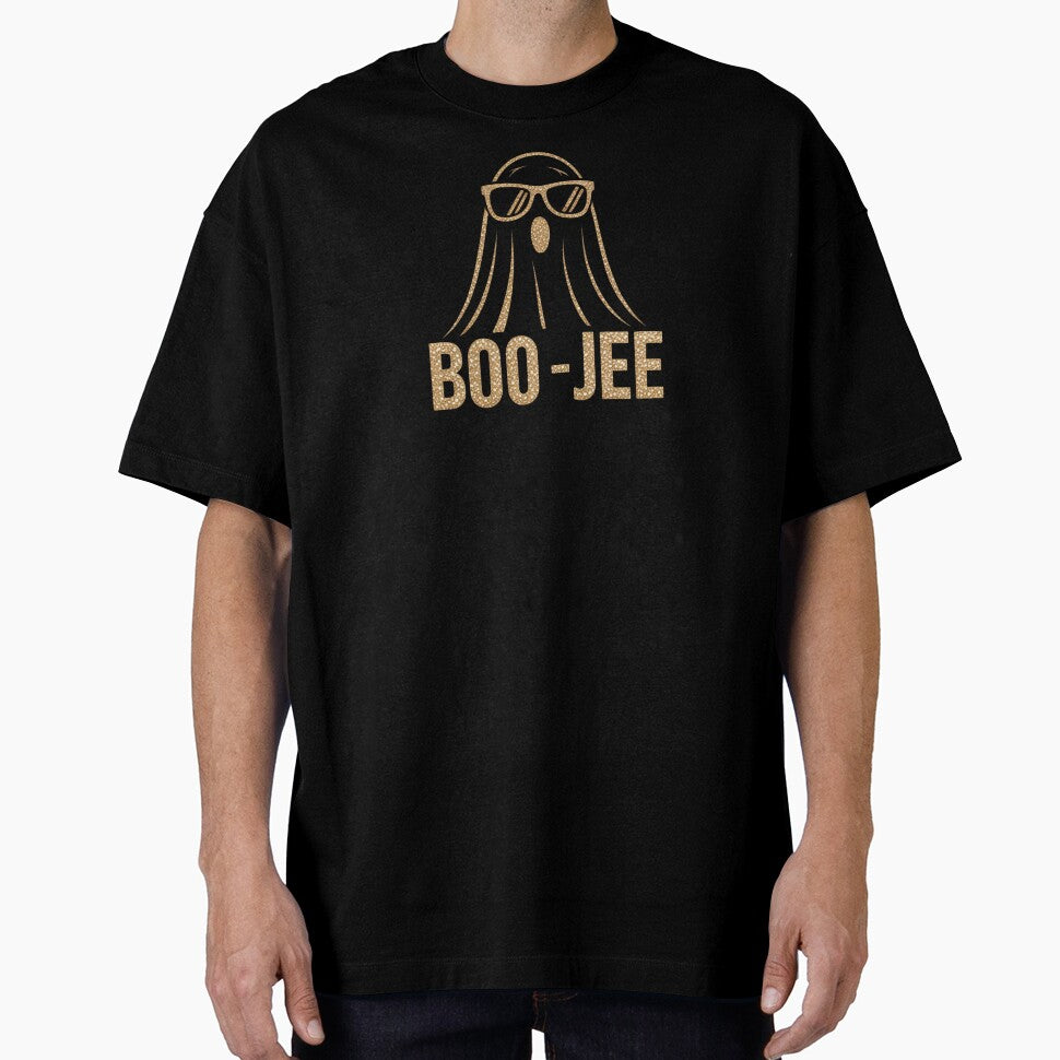 BOO - JEE Halloween Ghost I Luxury Halloween Aesthetic -  BOO JEE Sparkly Ghost Design by RDRdesign