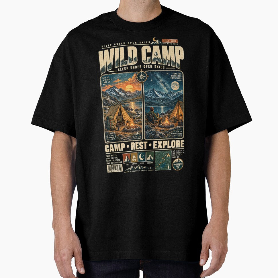 WILD CAMP — SLEEP UNDER OPEN SKIES by KrungiT Design