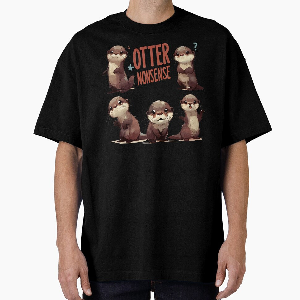 Funny Sketchy Otters Nonsense by TomFrontierArt