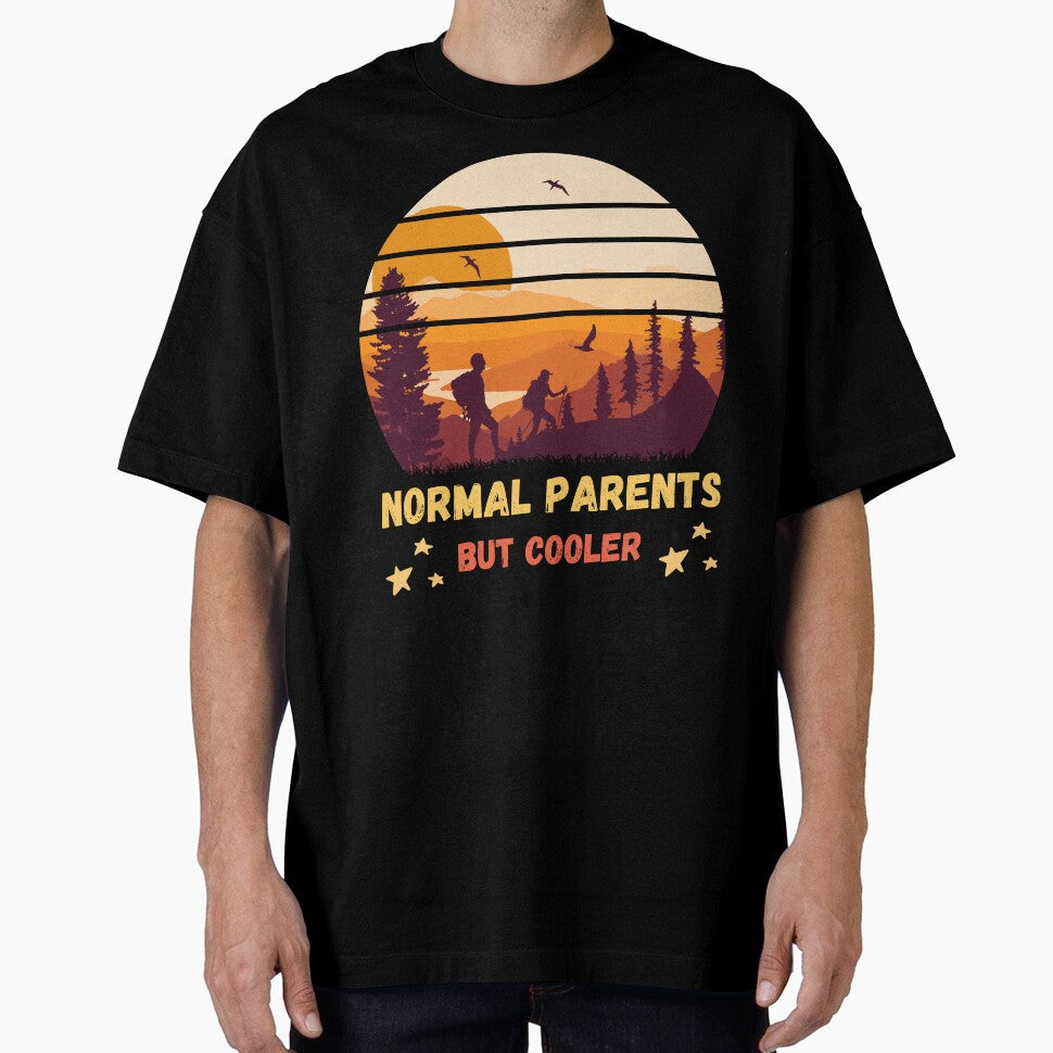 Normal Parents But Cooler Hiking Fun T-Shirt by Gracjan Mikitin