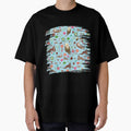Sea Otters pattern in blue amazing sea otters Art by kalimiro