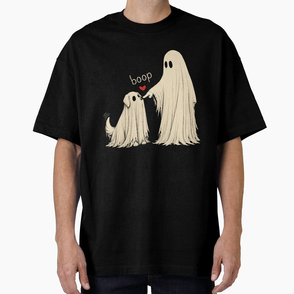 Funny Boop Halloween Dog Skeleton Spooky by watanabeee