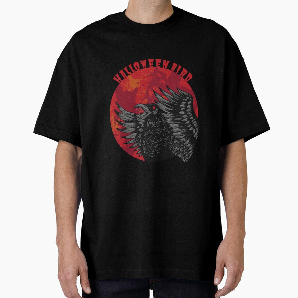 Halloween Scary Crow Vintage design by RK-Artist