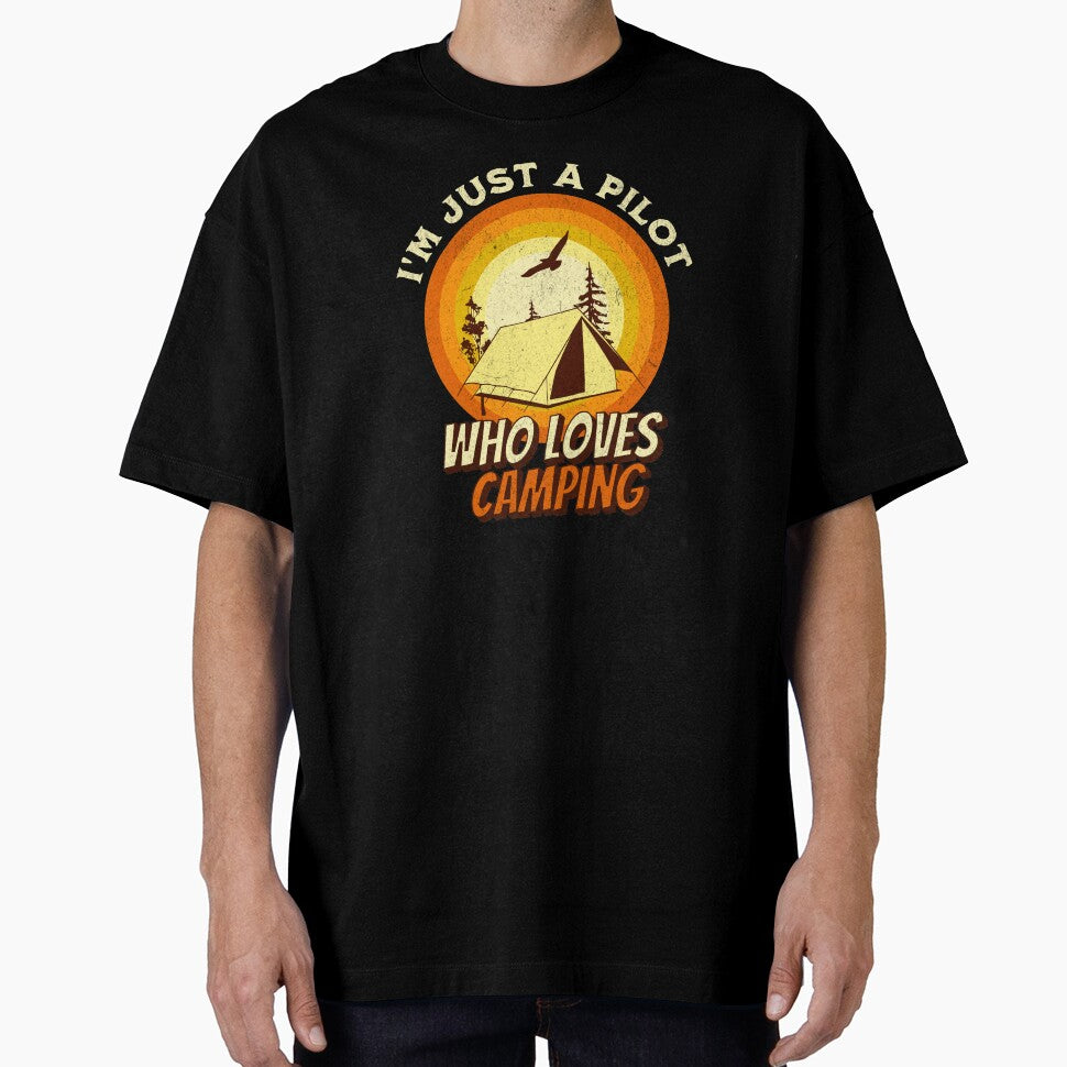 Camping Lover Shirt - I'm just a Pilot by ML-Media