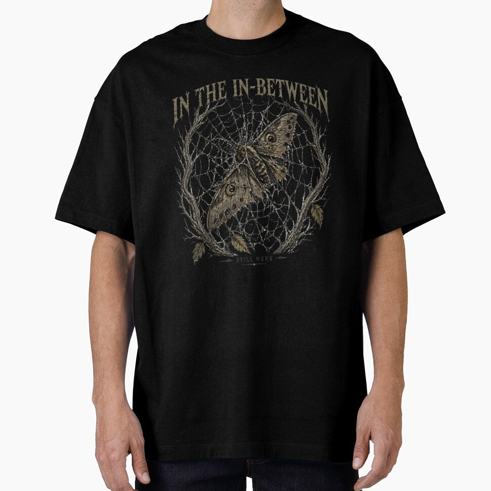 In The In-Between – Gothic Moth Spider Web Design by halesyeahhh